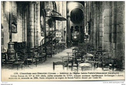 23 CHAMBON SUR VOUEIZE INTERIEUR DE L'EGLISE ST VALERIE  PARFAIT ETAT - Chambon Sur Voueize