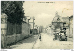 51 JONCHERY SUR VESLE  TRES BELLE ANIMATION AUTOMOBILE TB ETAT - Jonchery-sur-Vesle