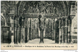 89   VEZELAY BASILIQUE DE LA MADELEINE  LE PORTAIL DU NARTHEX   TB ETAT - Vezelay