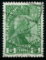 LIECHTENSTEIN 1912 Nr 1x Gestempelt X6F6EDA - Oblitérés