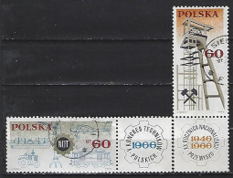 Poland 1966  Kongress Der Polnischer Techniker (o) Mi.1653-1654 - Used Stamps