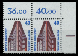 BRD DS SEHENSW Nr 1379u Postfrisch WAAGR PAAR ECKE-ORE X752692 - Unused Stamps