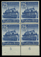 3. REICH 1940 Nr 758 Postfrisch VIERERBLOCK URA X77FFB2 - Ungebraucht