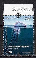 AZORES /AÇORES - EUROPA-CEPT 2024 -"UNDERWATER FLORA And FAUNA".- SERIE De 1 V.- EUROPA - 2024