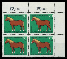BRD 1969 Nr 579 Postfrisch VIERERBLOCK ECKE-ORE X7F31BE - Unused Stamps