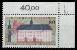 BRD 1986 Nr 1299 Postfrisch ECKE-ORE X85EDF2 - Unused Stamps