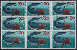 Poland 1966  Prahistorische Tiere  (o) Mi.1655 X9 - Used Stamps