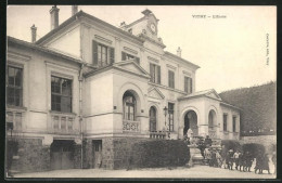 CPA Vitry-sur-Seine, Vitry, L`Ecole, Des Enfants Vor Der Schule  - Vitry Sur Seine