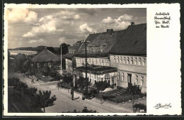 AK Oberweissbach /Thür. Wald, Strassenpartie Am Markt  - Oberweissbach