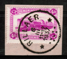 Chemins De Fer TR 176, Obliteration Relais Etoile (sterstempel) Centrale Et Nette RILLAER, R.RARE - Gebraucht