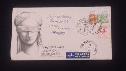 D)1992, BRAZIL FIRST DAY COVER, ISSUE, 50TH ANNIVERSARY OF THE LABOR JUSTICE SYSTEM, FDC - Other & Unclassified