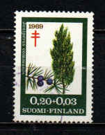 FINLANDIA - 1969 - BACCHE SELVATICHE - PRO TUBERCOLOTICI - USATO - Usados