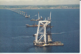 Northumbrland Strait Bridge Ile Prince Edward Canada. Construction Du Pont De La Confédération  Pier Base 2 Scans - Other & Unclassified