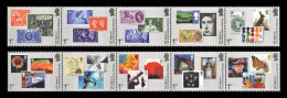 Great Britain 2024 Mih. 5396/405 100 Years Of Commemorative Stamps. Ship. Plane. Butterfly. Queen MNH ** - Ungebraucht