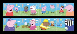 Great Britain 2024 Mih. 5416/23 Animated Television Series Peppa Pig MNH ** - Nuovi