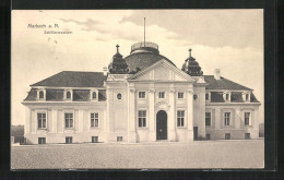 AK Marbach A. Neckar, Auf Dem Vorplatz Zum Schillermuseum  - Marbach