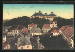AK Augustusburg I. Erzgeb., Blick über Die Häuser Zum Schloss  - Augustusburg