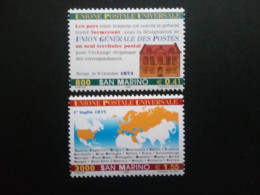 SAN MARINO MI-NR. 1836-1837 POSTFRISCH(MINT) 125 JAHRE WELTPOSTVEREIN(UPU) 1999 - Ungebraucht