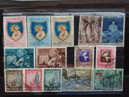 VATICANO - Serie Complete Anni '50 - Timbrati + Spese Postali - Usados