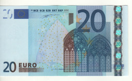 20 EURO  "M"   PORTUGAL   Firma Duisenberg    U 004 H4   /  FDS - UNC - 20 Euro