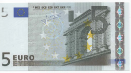 5 EURO  "V"   SPAGNA   Firma Trichet   M 015 C4    /  FDS - UNC - 5 Euro