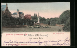 AK Mühlhausen I. Th., Parkanlagen Am Kriegerdenkmal  - Mühlhausen