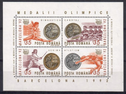 Romania 1993 Mi Block 279 MNH  (ZE4 RMNbl279) - Estate 1992: Barcellona