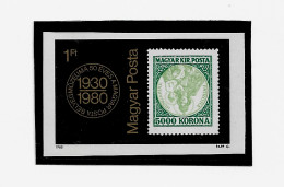 HUNGARY 1980 The 50th Anniversary Of Hungarian Postal Museum - IMPERF. MNH (NP#141-P02) - Nuevos