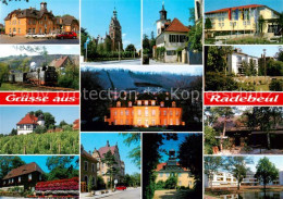 73840846 Radebeul Bahnhof Kleinbahn Winzerhaus Kirche Rathaus Turmhaus Hotel Kar - Radebeul