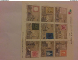 Italia, 1985, "Stamp Exhibition - ITALIA '85 - Stamps On Stamps", Minisheet - 1981-90: Mint/hinged