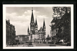 AK Berlin, Kaiser Wilhelm Gedächtniskirche  - Charlottenburg