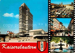 72725490 Kaiserslautern Rathaus Hochhaus Marktplatz Fackelstrasse Fussgaengerzon - Kaiserslautern