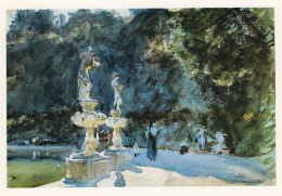 John Singer Sargent Boboli Gardens Fountain Painting Postcard - Otros & Sin Clasificación