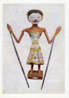 Java Antique Wooden Figure For Wayang Golek Puppet Plays Postcard - Otros & Sin Clasificación