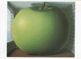 Giant Apple Growing In Room French Rare Painting Postcard - Otros & Sin Clasificación