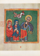 Saint St Peters Sorrow When The Cock Crew Ethiopia Old Manuscript Postcard - Otros & Sin Clasificación