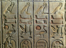 Ramesses Temple Hieroglyphs At Abydos 1300BC Greek Dynasty Postcard - Otros & Sin Clasificación