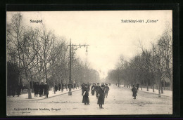 AK Szeged, Széchényi-téri Corso  - Hungary