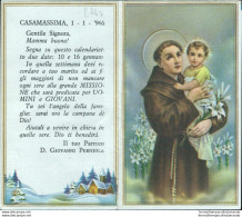 Bs65 Calendarietto Religioso Casamassima 1966 Sant'antonio - Autres & Non Classés