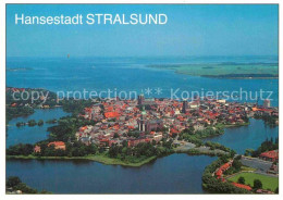 72617685 Stralsund Mecklenburg Vorpommern Fliegeraufnahme Stralsund - Stralsund