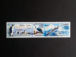 FRANZÖSISCHE ANTARKTIS (TAAF) MI-NR. 430-432 POSTFRISCH(MINT) POLARTIERE PINGUIN ALBATROS2000 - Nuovi