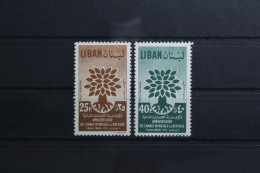 Libanon 670-671 Postfrisch #TM338 - Líbano
