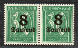 Deutsches Reich, 1923, 278 V, Postfrisch, Paar - Altri & Non Classificati