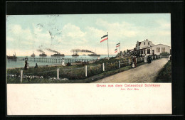 AK Kiel-Schilksee /Ostsee, Uferpromenade Mit Schilkseer Strand-Hotel  - Kiel