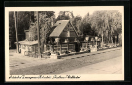 AK Helmstedt, Autobahn Zonengrenze, Rasthaus Waldkater  - Helmstedt