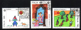 ITALIEN MI-NR. 2078-2080 GESTEMPELT(USED) EUROPA 1989 KINDERSPIELE - 1989