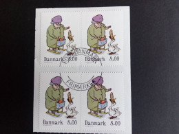 DÄNEMARK MI-NR. 1682 C GESTEMPELT(USED) 4er BLOCK WINTERMÄRCHEN 2011 - Used Stamps