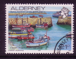 ALDERNEY MI-NR. 48 GESTEMPELT(USED) INNERE HAFEN SCHIFFE 1991 - Alderney