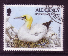 ALDERNEY MI-NR. 82 GESTEMPELT(USED) FAUNA + FLORA BASSTÖLPEL 1995 - Alderney