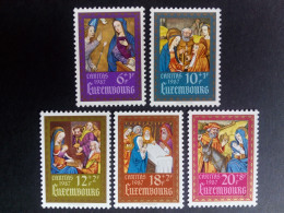 LUXEMBOURG MI-NR. 1185-1189 POSTFRISCH(MINT) CARITAS 1987 MINIATUREN VON STUNDENBÜCHERN (II) - Nuovi